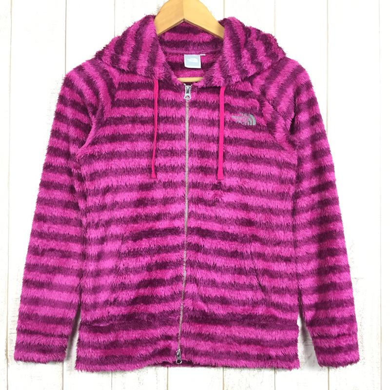 【Women's M パープル系】 The North Face ( ザ・ノースフェイス ) ダブルジップ ボンバー フーディ フリース パーカー NAW71306 Asian Women's  フリース アウター ジャケット トップス ウェア