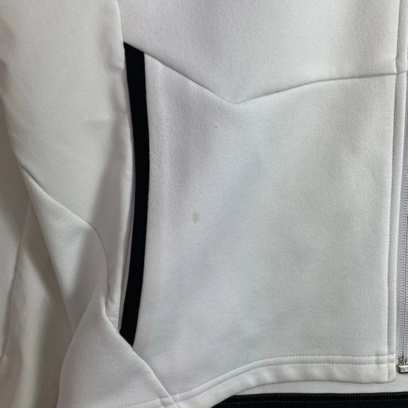 【Men's M ホワイト系】 Descente ( デサント ) フルジップ ソフトシェルジャケット ポリエステル ウェア トップス アウター ジャケット ソフトシェル z00055769  ソフトシェル アウター ジャケット トップス ウェア