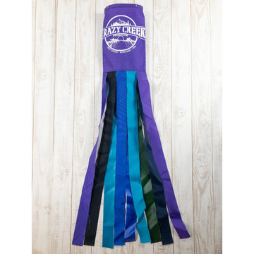 【OneSize パープル系】 Crazy Creek ( クレイジークリーク ) ウィンドソック WindSock 吹き流し 鯉のぼり 入手困難 非売品 キャンピングギア - 【公式】2ndGEAR（セカンドギア）Webショップ【登山用品・アウトドア用品専門 買取販売店】