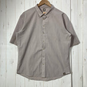 【Unisex M ベージュ系】 Nruc ( ヌルク ) ギャスパー エア シャツ GASPER Air SHIRT Beige TORAY Dot Air / 2WAYストレッチ / 速乾 ポリエステル ウェア トップス インナー シャツ ショートスリーブシャツ
