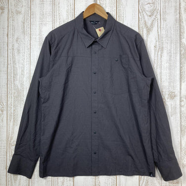 【Men's XL チャコール系】 Static ( スタティック ) スネーク ダイク L/S シャツ Snake Dike L/S Shirts ロングスリーブ メリノウール 長袖 Asian Men's ウール ロングスリーブシャツ インナー シャツ トップス - 【公式】2ndGEAR（セカンドギア）Webショップ【登山用品・アウトドア用品専門 買取販売店】