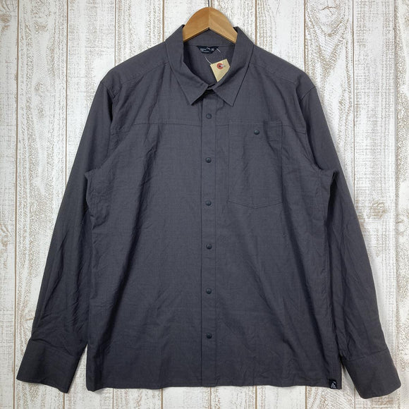 【Men's XL チャコール系】 Static ( スタティック ) スネーク ダイク L/S シャツ Snake Dike L/S Shirts ロングスリーブ メリノウール 長袖 Asian Men's ウール ロングスリーブシャツ インナー シャツ トップス - 【公式】2ndGEAR（セカンドギア）Webショップ【登山用品・アウトドア用品専門 買取販売店】