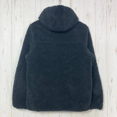 【童装 XXL 黑色系】 2022 Patagonia (巴塔哥尼亚) 可逆 Ready Freddy 连帽夹克 Reversible Ready Freddy Hoody INBK 涤纶 服装 上衣 外套 夹克 抓绒 z000