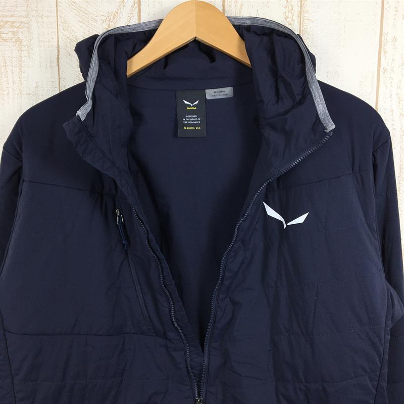 【Men's M ネイビー系】 Salewa ( サレワ ) プーエズ チロルウール セリアント ハーフジップ ジャケット Puez Tirolwoo Celliant Half-Zip Jacket ウール インサレーション フーディ 26606 Internat