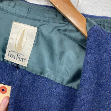 【Men's M ネイビー系】 Foxfire ( フォックスファイヤー ) ロングスリーブ ウールシャツ Long Sleeve Wool Shirt ウール混 日本製 ウール ウェア トップス インナー シャツ ロングスリーブシャツ ウール z00060428