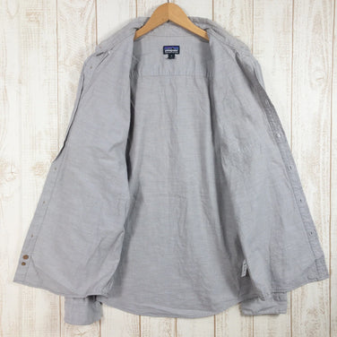 【Men's M グレー系】 Patagonia ( パタゴニア ) ロングスリーブ ブラフサイド シャツ Long Sleeved Bluffside Shirt オーガニックコットン 53791 International Men's コットン ロングスリー - 【公式】2ndGEAR（セカンドギア）Webショップ【登山用品・アウトドア用品専門 買取販売店】