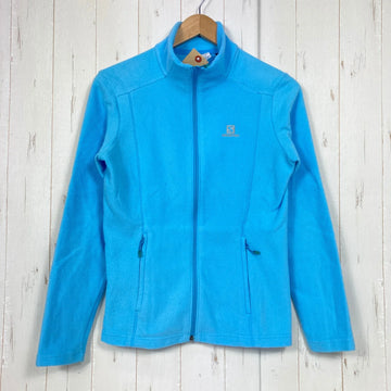 【Women's XS ブルー系】 Salomon ( サロモン ) アクティブ サーマル フリース ジャケット Active Thermal Fleece Jacket ポリエステル ウェア トップス アウター ジャケット フリース z00059215  フリース ア
