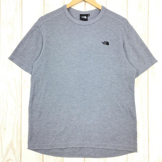 【Men's M グレー系】 The North Face ( ザ・ノースフェイス ) ショートスリーブハニカムクルー S/S Honeycomb Crew Tシャツ NT11942 Asian Men's  コットン ショートスリーブTシャツ クルーネック イン