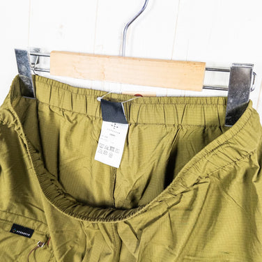 Men's Medium Green Shinogi by Axesquin (Ryo by Axesquin) Aonero Short Nylon Windshell Shorts (z00053002)