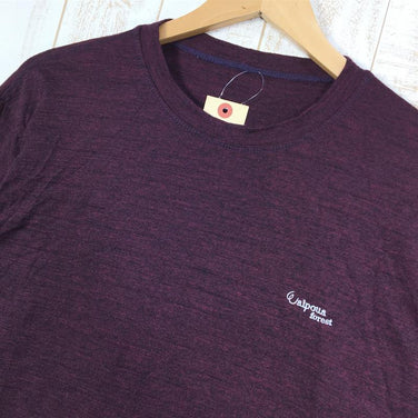 【Men's L パープル系】Waipoua ( ワイポウア ) ミッドウェイト メリノウール ロングスリーブ クルー Midweight Merinowool Long Sleeve Crew ロンt Tシャツ ベースレイヤー Men's ウール ロングスリーブTシャツ クルーネック インナー シャツ トップス ウェア - 【公式】2ndGEAR（セカンドギア）Webショップ【登山用品・アウトドア用品専門 買取販売店】
