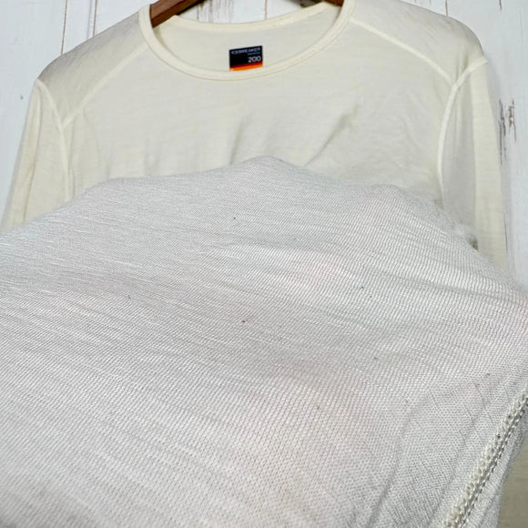 【Men's L ベージュ系】 Icebreaker ( アイスブレーカー ) メリノ 200 オアシス ロングスリーブ クルー Merino 200 Oasis LS Crew メリノウール ウェア トップス インナー シャツ ロングスリーブTシャツ クルーネック