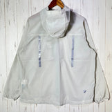 男女通用中号象牙色 Paper Sky Wear Wind Shell 连帽衫，ECRU 尼龙，软壳夹克，外套，z00053704，ECRU