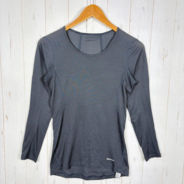 【Women's M グレー系】 Finetrack ( ファイントラック ) ドライレイヤー ウォーム ロングスリーブ Drylayer Warm Long Sleeve ポリエステル ウェア トップス インナー シャツ ロングスリーブTシャツ クルーネック 化繊