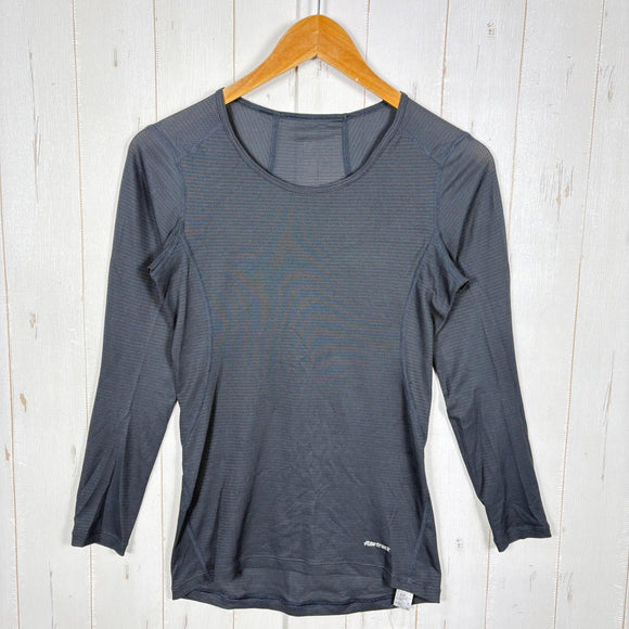 【Women's M グレー系】 Finetrack ( ファイントラック ) ドライレイヤー ウォーム ロングスリーブ Drylayer Warm Long Sleeve ポリエステル ウェア トップス インナー シャツ ロングスリーブTシャツ クルーネック 化繊