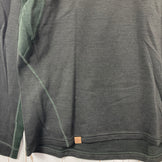 【Men's M グリーン系】 Montbell ( モンベル ) メリノウールプラス アクション ジップネック Merino Wool Plus Action Zip Neck メリノウール ウェア トップス インナー シャツ ロングスリーブシャツ 化繊 z000