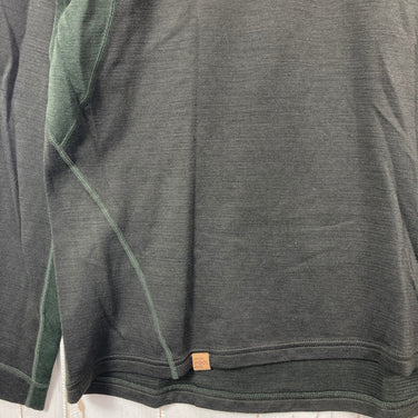 【Men's M グリーン系】 Montbell ( モンベル ) メリノウールプラス アクション ジップネック Merino Wool Plus Action Zip Neck メリノウール ウェア トップス インナー シャツ ロングスリーブシャツ 化繊 z000