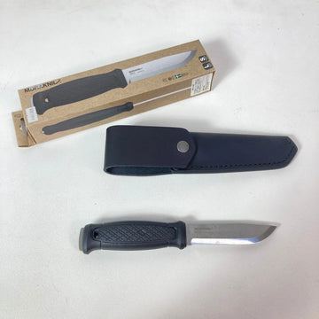【OneSize ブラック系】 Mora Knife ( モーラナイフ ) ガーバーグ ステンレス レザーシース Garberg Stainless Leather Sheath  BK z00057462 BK ナイフ 刃物 キャンピングギア