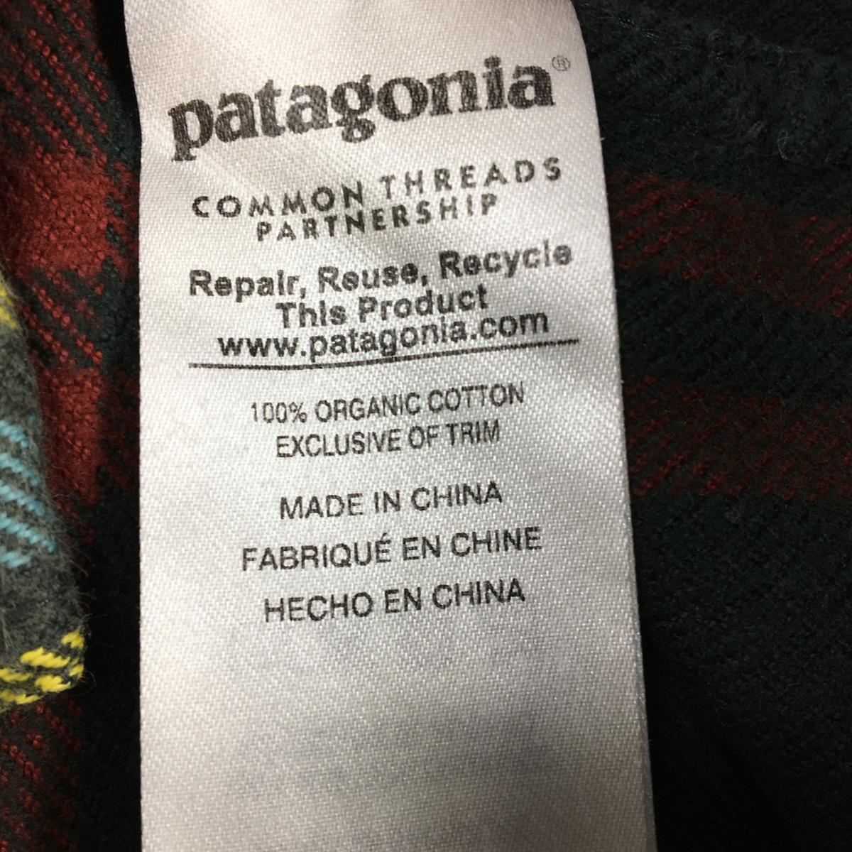 【Men's S グリーン系】 Patagonia ( パタゴニア ) フィヨルド フランネル シャツ Fjord Flannel Shirt アジアンフィット ネルシャツ 生産終了モデル 入手困難 54130 Asian Men's  コットン ロングスリーブシャ