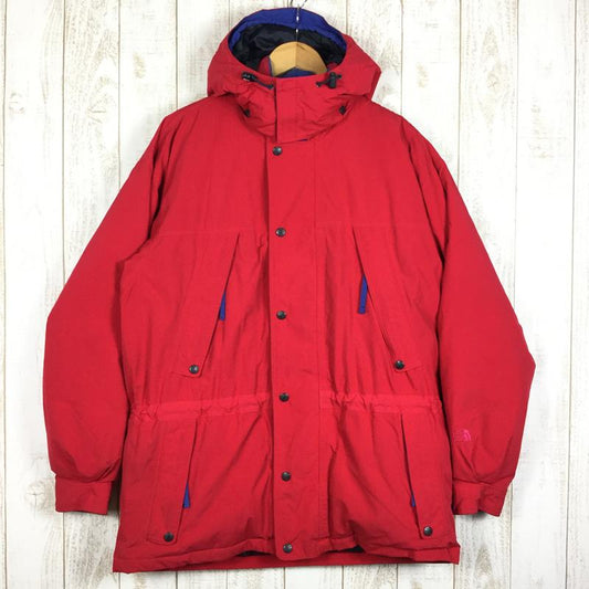 [Men's XL Red] The North Face 90S Goretex Mountain Down Jacket Goretex Hoodie Parka Parka 90s Vintage Hard to Find ND2019 Asian Men's Down Insulated