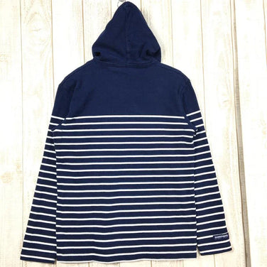 【Men's XS ネイビー系】 Barbarian ( バーバリアン ) フーデッド ストライプ ロングスリーブ ラグビー シャツ Hooded Stipe Longsleeve Rugby Shirts カナダ製 International Men's 化繊 フ - 【公式】2ndGEAR（セカンドギア）Webショップ【登山用品・アウトドア用品専門 買取販売店】