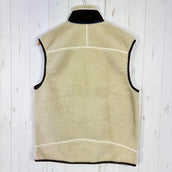 【Men's M ベージュ系】 2009 Patagonia ( パタゴニア ) クラシック レトロ X ベスト Classic Retro X Vest NWM / ナチュラル×マッシュルームブラウン 希少カラー 入手困難 防風 フリース ポリエステル ウェア ト