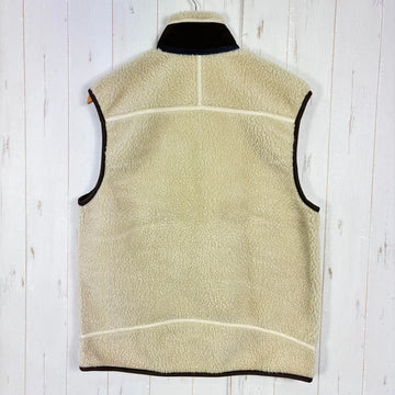 【Men's M ベージュ系】 2009 Patagonia ( パタゴニア ) クラシック レトロ X ベスト Classic Retro X Vest NWM / ナチュラル×マッシュルームブラウン 希少カラー 入手困難 防風 フリース ポリエステル ウェア ト - 0