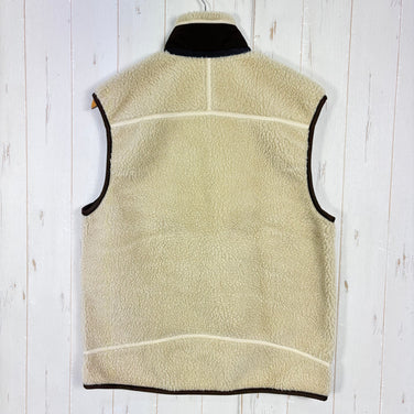 【Men's M ベージュ系】 2009 Patagonia ( パタゴニア ) クラシック レトロ X ベスト Classic Retro X Vest NWM / ナチュラル×マッシュルームブラウン 希少カラー 入手困難 防風 フリース ポリエステル ウェア ト
