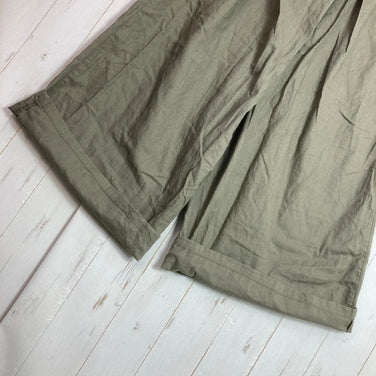 【Women's S グリーン系】 Gramicci ( グラミチ ) リネン ラップ フレア パンツ LINEN WRAP FLARE PANTS ASHGREEN ウェア ボトムス ロングパンツ コットン z00052001 ASHGREEN コットン ロングパンツ - 【公式】2ndGEAR（セカンドギア）Webショップ【登山用品・アウトドア用品専門 買取販売店】