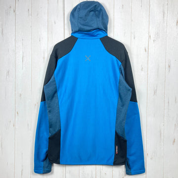 【Men's S ブルー系】 Montura ( モンチュラ ) ストレッチ カラー フーディ ジャケット Stretch Color Hoody Jacket ポリエステル ウェア トップス アウター ジャケット フリース ポーラテック・パワーグリッド z000 - 0