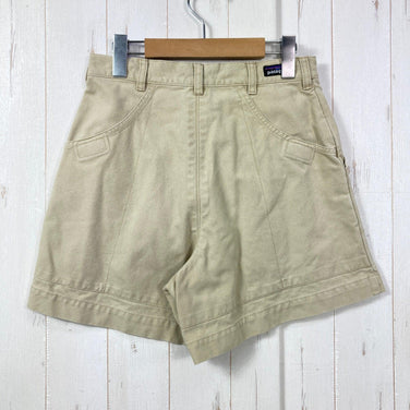【Men's 30 ベージュ系】 1995 Patagonia ( パタゴニア ) スタンドアップ ショーツ STAND UP SHORTS Sand 生産終了モデル 入手困難 雪なしタグ コットン ウェア ボトムス ショーツ ショートパンツ コットン z000584