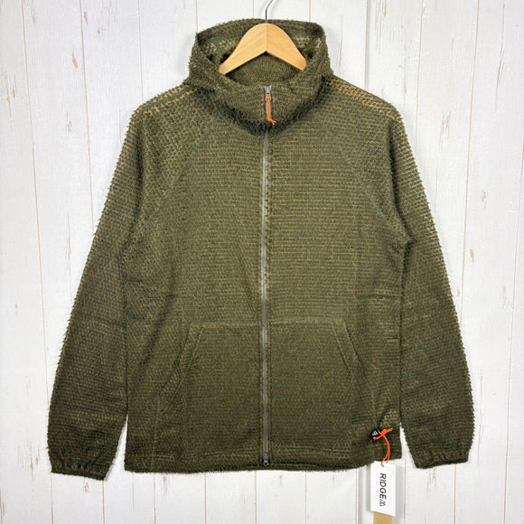 【Men's M グリーン系】 Ridge Mountain Gear ( リッジマウンテンギア ) アルファ フルジップ フーディ Alpha Full Zip Hoodie  Forest Floor z00055788 Forest Floor フリース アウ