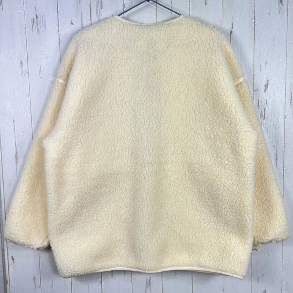 【Women's M ホワイト系】 Wildthings ( ワイルドシングス ) フラッフィー ボア カーディガン Fluffy Boa Cardigan WTL24110IS OFF z00056182 OFF フリース アウター ジャケット トップス ウェア