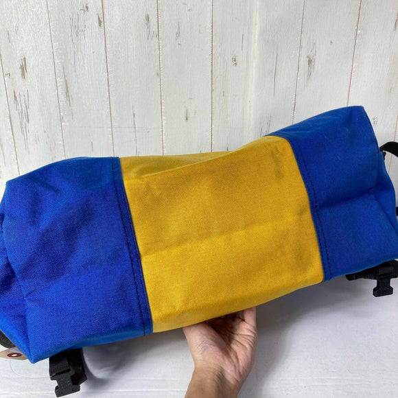 【OneSize ブルー系】 1996 Timbuk2 ( ティンバック ツー ) クラシック メッセンジャーバッグ L Classic Messenger Bag L ビンテージ オリジナル 入手困難 旧タグ コーデュラナイロン製 ウクライナカラー バッグ スト