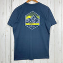 【Men's M ブラック系】 Rab ( ラブ ) スタンス マウンテン ピーク ティー Stance Mountain Peak Tee QCB-66 Beluga z00058277 Beluga コットン ショートスリーブTシャツ クルーネック インナー シ-2