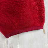 [Men's Large Red] 1992 Patagonia Synchilla Snap T-Neck Pullover in Burnt Chili/Charred Blue. Rare and hard to find.