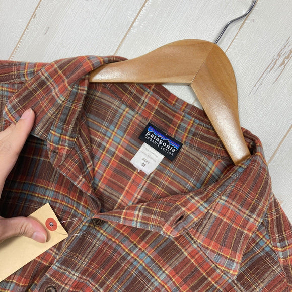 【Men's M ブラウン系】 2004 Patagonia ( パタゴニア ) AC ヤーンダイ シャツ A/C Yarn-Dye Shirts 入手困難 ACシャツ ウェア トップス インナー シャツ ショートスリーブシャツ コットン z00059341  コッ