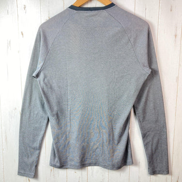 男士小号灰色 2013 Patagonia Capilene 2 轻盈圆领涤纶T恤，长袖，圆领