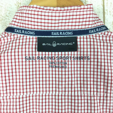 【Men's M レッド系】Sailracing ( セイルレーシング ) ボタンダウン チェック シャツ International Men's 化繊 ロングスリーブシャツ インナー シャツ トップス ウェア - 【公式】2ndGEAR（セカンドギア）Webショップ【登山用品・アウトドア用品専門 買取販売店】