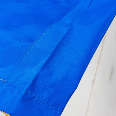 [Kid's Size 140 Blue] Montbell Rain Trekker Nylon Rain Suit and Rain Shell Set (z00053206)