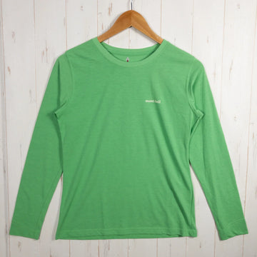 【Women's M グリーン系】 Montbell ( モンベル ) WIC.ロングスリーブT ポリエステル ウェア トップス インナー シャツ ロングスリーブTシャツ クルーネック 化繊 z00052702 化繊 ロングスリーブTシャツ クルーネック インナー シ - 【公式】2ndGEAR（セカンドギア）Webショップ【登山用品・アウトドア用品専門 買取販売店】