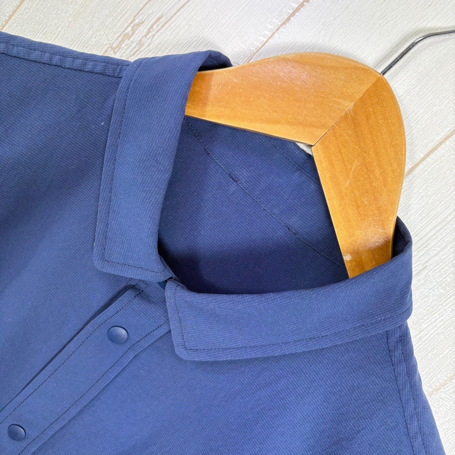【Men's S ネイビー系】 Ridge Mountain Gear ( リッジマウンテンギア ) ベーシック ロングスリーブ シャツ Basic Long Sleeve Shirt インディゴブルー ポリエス Men's S ネイビー系】 Ridge Mountain Gear ( リッジマウンテンギア