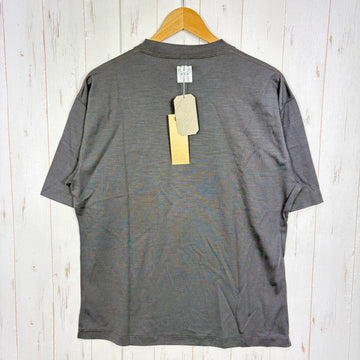 【Unisex 2 グレー系】 迷迭香 ( マンネンロウ ) ウールハイカーティー Wool Hiker Tee MCS-2B GRY z00058296 GRY ウール ショートスリーブTシャツ クルーネック インナー シャツ トップス ウェア - 0