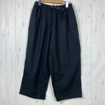 【Women's S ブラック系】 Gramicci ( グラミチ ) リネン バルーン パンツ Linen Balloon Pant リネン ウェア ボトムス ロングパンツ コットン z00060528  コットン ロングパンツ ボトムス ウェア