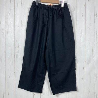 【Women's S ブラック系】 Gramicci ( グラミチ ) リネン バルーン パンツ Linen Balloon Pant リネン ウェア ボトムス ロングパンツ コットン z00060528  コットン ロングパンツ ボトムス ウェア