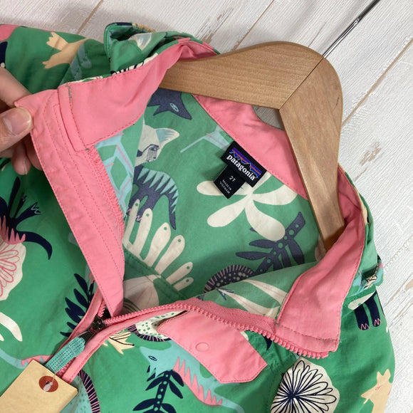 【Baby's 2T グリーン系】 2019 Patagonia ( パタゴニア ) バギーズ ジャケット Baggies Jacket FENG ナイロン ウェア トップス アウター ジャケット ウィンドシェル z00058076 FENG ウィンドシェル アウター