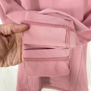 [Women's S Pink] Finetrack Drolt Quad Long Sleeve Polyester Wear Top Inner Shirt Long Sleeve T-Shirt Crew Neck Synthetic Fiber z00059219 Synthetic Fiber Long Sleeve T-Shirt Crew