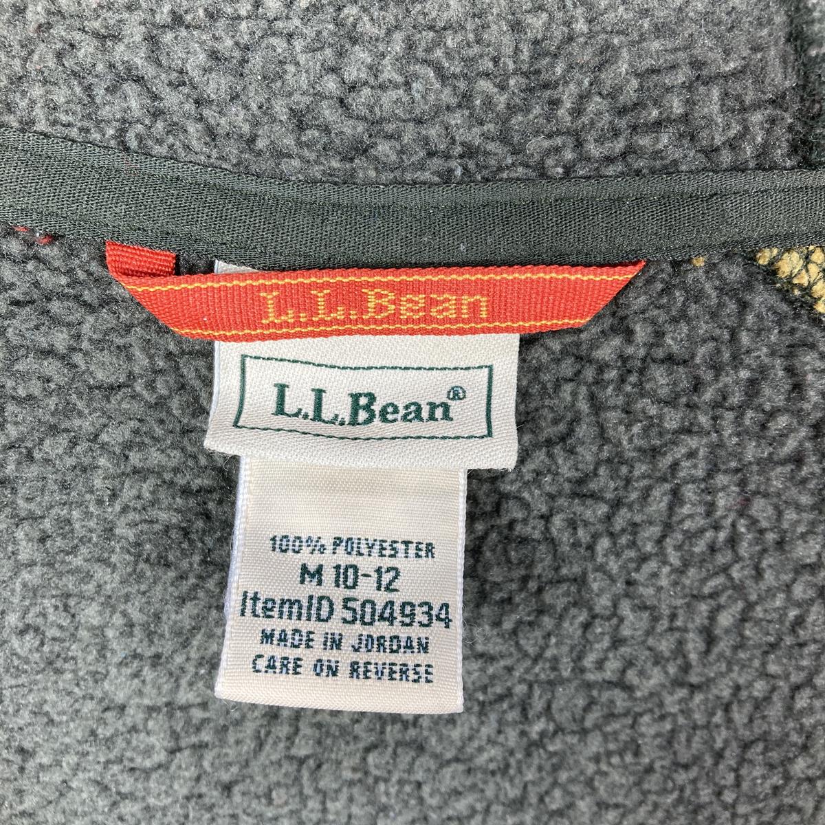 【儿童M绿】Llbean毛衣抓绒连帽针织风格夹克派克大衣504934/TC504934国际儿童硬壳背心