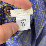 【Men's S ブルー系】 1998 Patagonia ( パタゴニア ) ドリームタイムシャツ Dreamtime Shirts Abacus: True Blue 生産終了モデル 入手困難 ウェア トップス インナー シャツ ショートスリーブシャツ コット