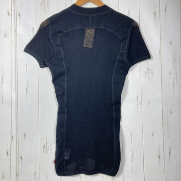 【Men's S ブラック系】 Aclima ( アクリマ ) ウールネット ティー シャツ WOOLNET T-SHIRT メリノウール ウェア トップス インナー シャツ ショートスリーブTシャツ クルーネック ウール z00059634  ウール ショートスリ - 0