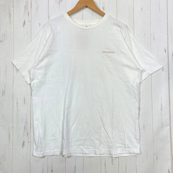 【Men's L ホワイト系】 2000s Patagonia ( パタゴニア ) オーガニックコットン ベネフィシャル ティー Organic Cotton Beneficial T's 生産終了モデル 入手困難 オーガニックコットン ウェア トップス インナー